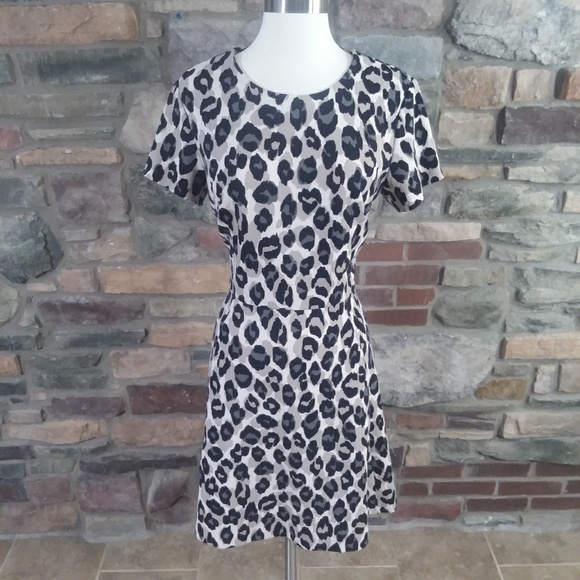 eliza j leopard print dress